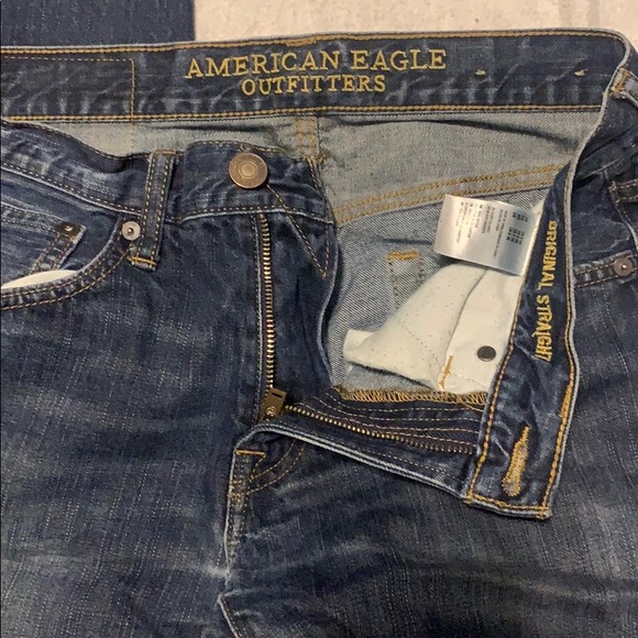 American Eagle 28x30 original straight jeans - Picture 2 of 4